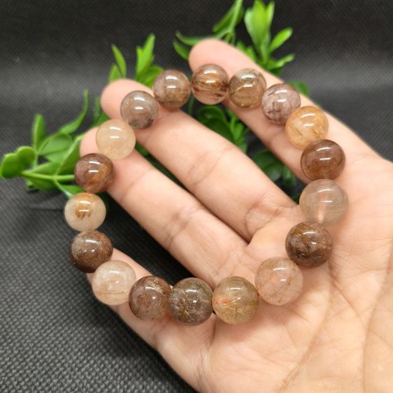 th20กำไลหินไหม 5 สี (Rutilated Quartz) หินแท้ธรรมชาติที่รวบรวมพลังของหินไหมทั้ง 5 ชนิดเข้าไว้ด้วยกันอย่างลงตัว ช่วยเสริมดวงชะตา รูปที่ 2