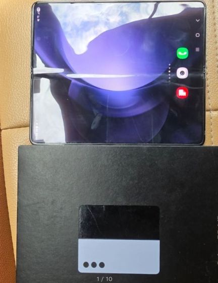 Galaxy Z Fold 5 256 GB ขายSamsung galaxy Z Fold5 256ยกกล่อง สภาพรอบเครื่องสวยมาก97% ประกันหมด เครื่องใช้งานปกติทุกอย่าง