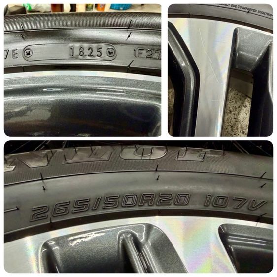 ล้อแม็ก TOYOTA LEGENDER ขอบ 20” สภาพสวยยาง DUNLOP 265-50R20 ปี 25 ดอกยางสวยพร้อมใช้งาน รูปที่ 8