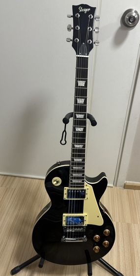 กีตาร์ steiger กีต้าร์ les paul สีดำ