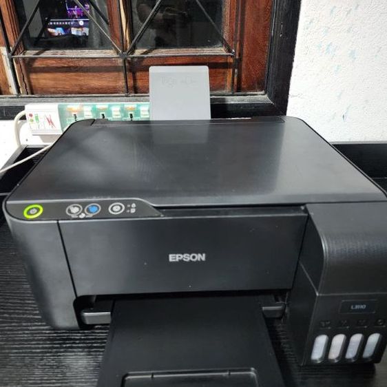 ปริ้นเตอร์ epson L3110 ระบบแท็งค์หมึกโรงงาน สภาพดี การทำงานปกติ ปริ้นคมชัดทุกสี