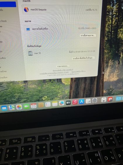 ขาย macbook air 13.3”ปี2013 cpu i5 ssd 128 แรม4gbเพิ่งเปลี่ยนแบตให้ใหม่ด้วย คุ้มๆ ขาย 3,500 รูปที่ 7