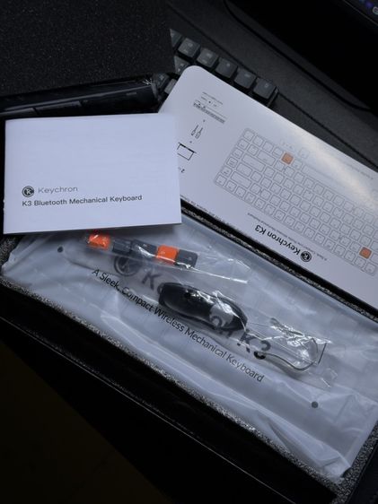 ปล่อย คีย์บอร์ด Keychain K3 V2 Blue Switch สภาพดีมาก กล่อง และอุปกรณ์ครบ รูปที่ 6