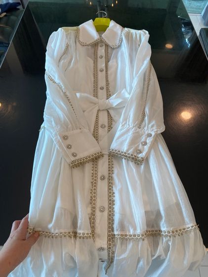ชาแนล เดรสยาว สภาพใหม่เอี่ยม เนื้อผ้าไหม รูปที่ 12