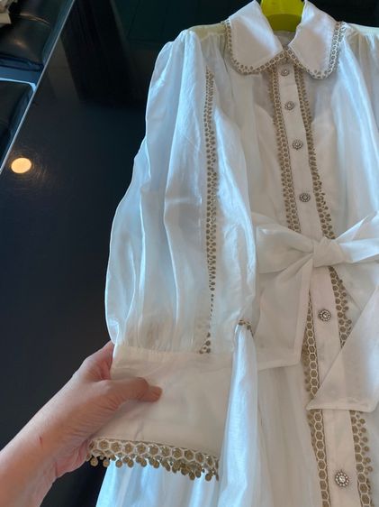 ชาแนล เดรสยาว สภาพใหม่เอี่ยม เนื้อผ้าไหม รูปที่ 17
