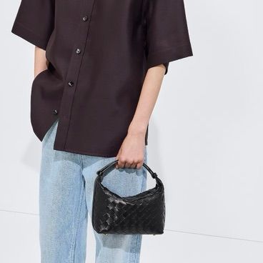 Bottega Veneta Mini Wallace bag/Black รูปที่ 11