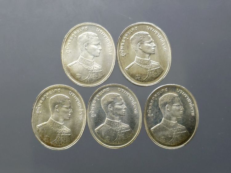 เหรียญพระพุทธปัญจภาคี เนื้อเงิน พิมพ์เล็ก ที่ระลึกพระราชพิธีกาญจนาภิเษก ในหลวงรัชกาลที่9 ปี พ.ศ.2539 พร้อมกล่อง ครบชุด 5 เหรียญ รูปที่ 3