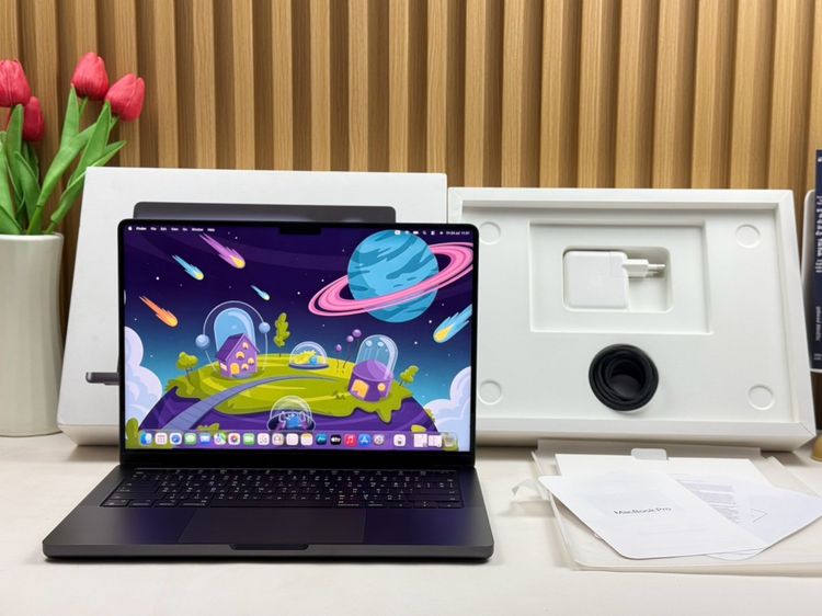 Apple Mackbook Pro 14 Inch แมค โอเอส อื่นๆ อื่นๆ ไม่ใช่ MacBook Pro 14-inch M4Pro Ram24GB SSD512GB SpaceBlack CPU 12-Core GPU 16-Core