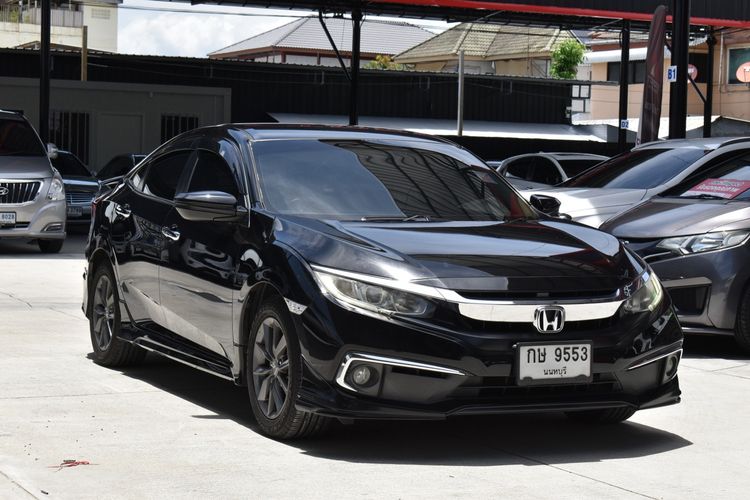Honda Civic 2020 1.8 EL i-VTEC Sedan เบนซิน ไม่ติดแก๊ส เกียร์อัตโนมัติ ดำ รูปที่ 2