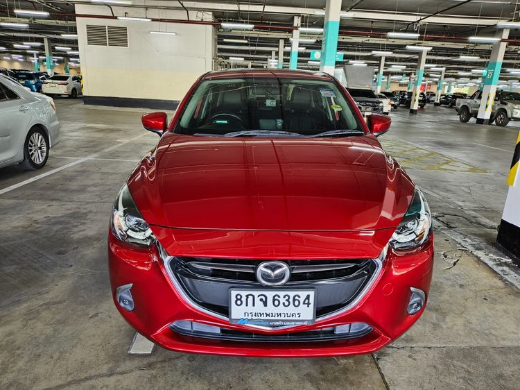 Mazda Mazda 2 2018 1.3 High Connect Sedan เบนซิน ไม่ติดแก๊ส เกียร์อัตโนมัติ แดง