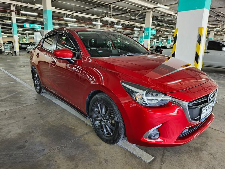 Mazda Mazda 2 2018 1.3 High Connect Sedan เบนซิน ไม่ติดแก๊ส เกียร์อัตโนมัติ แดง รูปที่ 2