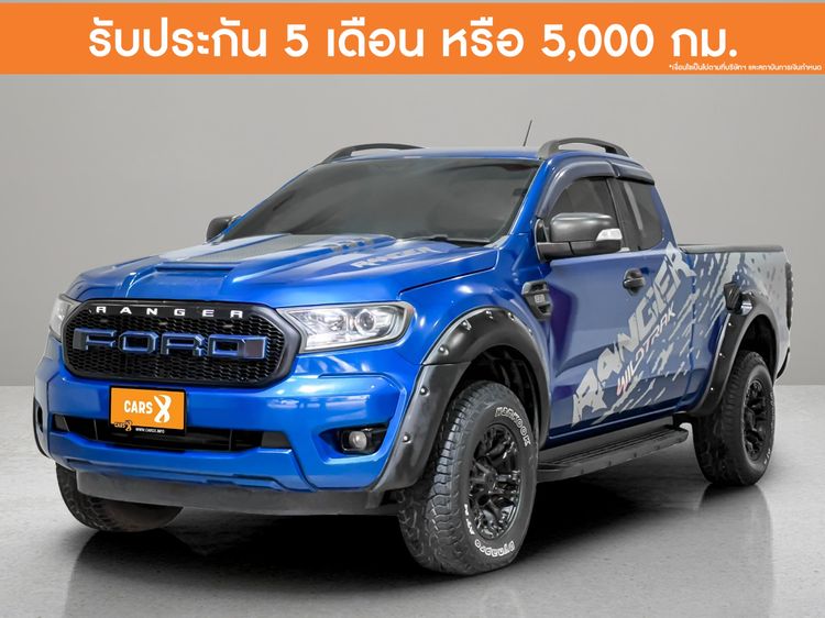 Ford Ranger 2019 2.2 Hi-Rider XLT Pickup ดีเซล ไม่ติดแก๊ส เกียร์อัตโนมัติ น้ำเงิน