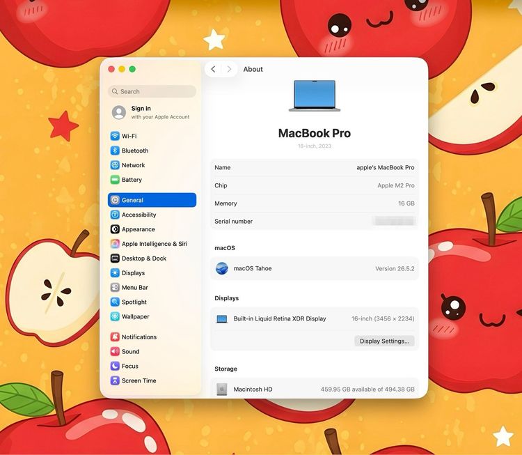 MacBook Pro 16-inch M2Pro 2023 Ram16GB SSD512GB Silver CPU 12-Core GPU 19-Core รูปที่ 12