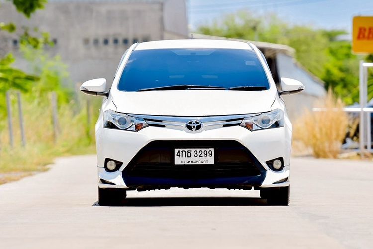 Toyota Vios 2013 1.5 S Sedan เบนซิน ไม่ติดแก๊ส เกียร์อัตโนมัติ ขาว