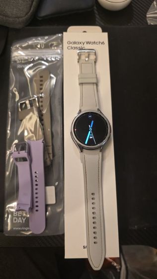 ซิลิโคน ขาว ขาย Galaxy watch 6 classic 47mm