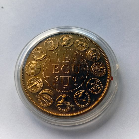 🇹🇭 เหรียญที่ระลึก ECU Europa III ปี 1990 – 41 มม. – สภาพสะสมสวยมาก ราคา 1,600 บาท รูปที่ 9
