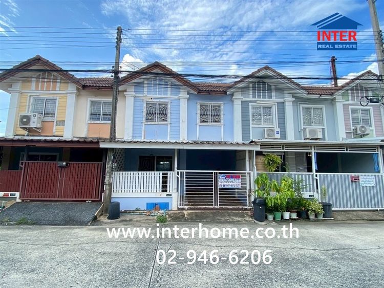 ทาวน์เฮ้าส์ 2 ชั้น 16.1 ตร.ว. หมู่บ้านพฤกษา 44 รังสิต-คลอง 2 ใกล้ตลาดไท ซอยรังสิต-นครนายก31 ถนนรังสิต-นครนายก ถนนเลียบคลองสอง คลองหลวง ปทุม