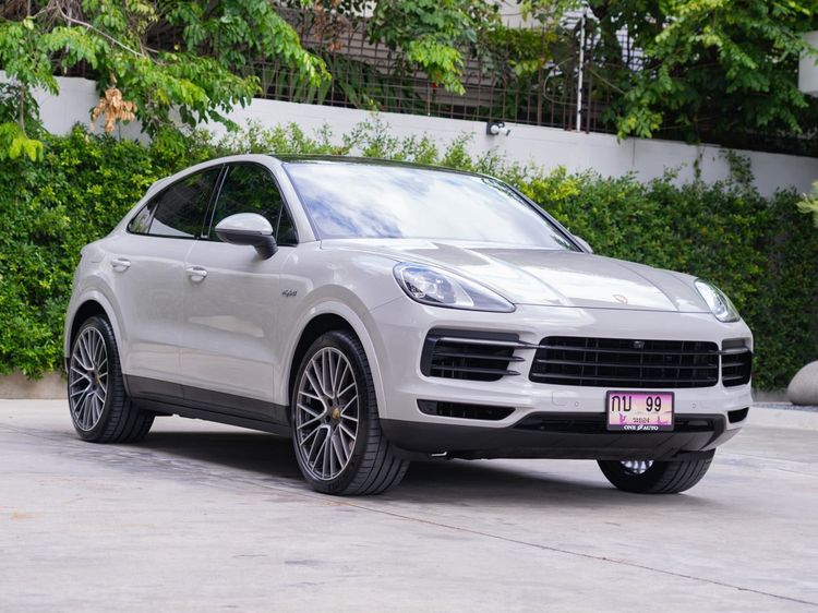 รถ Porsche Cayenne 3.0 E-Hybrid Coupé 4WD สี เทา