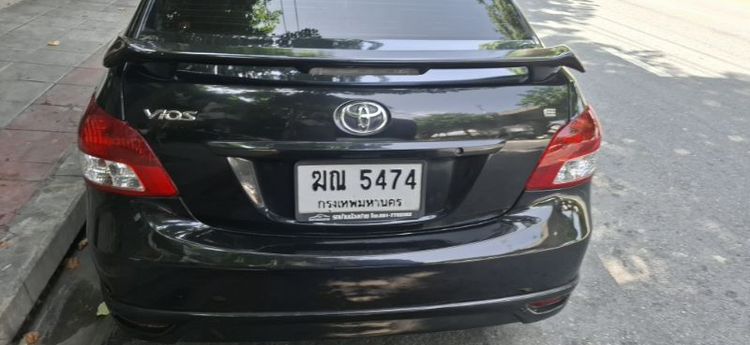 Toyota Vios 2008 1.5 E Sedan เบนซิน ไม่ติดแก๊ส เกียร์อัตโนมัติ ดำ รูปที่ 4