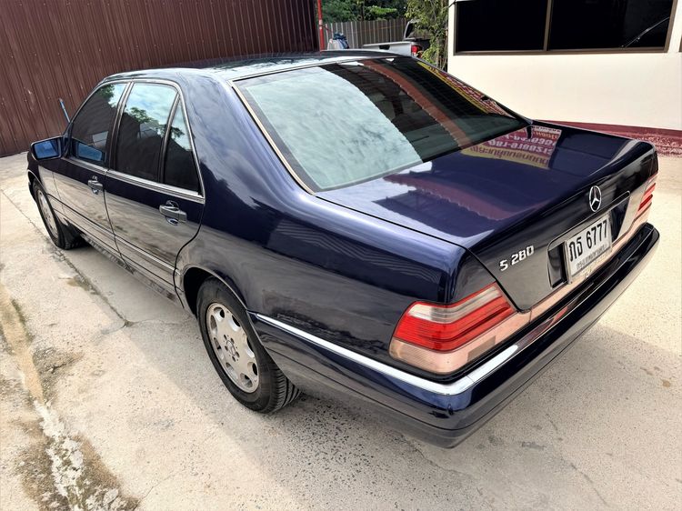 Mercedes-Benz S-Class 1996 S280 Sedan เบนซิน ไม่ติดแก๊ส เกียร์อัตโนมัติ น้ำเงิน รูปที่ 4