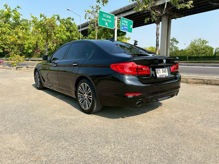 BMW Series 5 2018 520d Sedan ดีเซล ไม่ติดแก๊ส เกียร์อัตโนมัติ ดำ รูปที่ 4