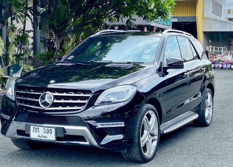 Mercedes-Benz ML-Class 2013 ML250 CDI Utility-car ดีเซล ไม่ติดแก๊ส เกียร์อัตโนมัติ ดำ รูปที่ 2