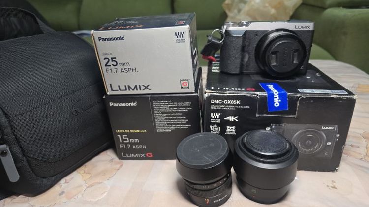 ขายเหมา Set กล้อง Limix GX85+ เลนส์ 3 ตัว