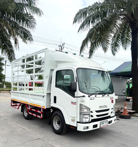 รถ ISUZU NLR 130 แรง ปี 2564  รถห้างแท้ (4 ล้อไม่ติดเวลา) กะบะเหล็กคอกสูง ยาว 3.50 กว้าง 1.90  ม. รูปที่ 2