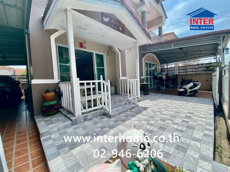 บ้านเดี่ยว 2 ชั้น 50 ตร.ว. หมู่บ้านบุรีรมย์ รังสิต ลำลูกกา คลอง4 ใกล้โรงเรียนแย้มสอาดรังสิต ถนนรังสิต-นครนายก ถนนพระองค์เจ้าสายคลอง4 ลำลูกกา รูปที่ 3