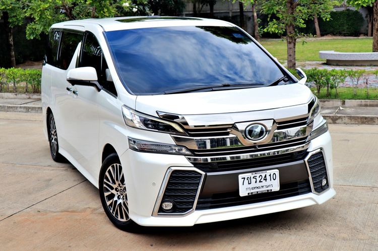 Toyota Vellfire 2017 2.5 Z G Edition Utility-car เบนซิน ไม่ติดแก๊ส เกียร์อัตโนมัติ ขาว รูปที่ 2