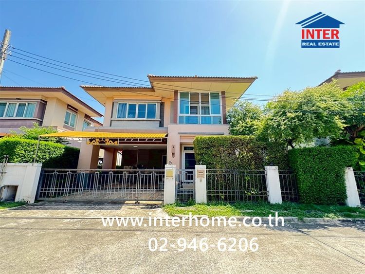 บ้านเดี่ยว 2 ชั้น 54.2 ตร.ว. หมู่บ้านบุราสิริ งามวงศ์วาน-ประชาชื่น ใกล้วัดบัวขวัญ ถนนงามวงศ์วาน ถนนประชาชื่น เมืองนนทบุรี นนทบุรี