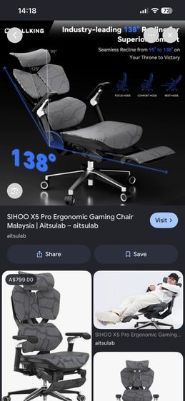 ขายเก้าอี้ Xallking X5 pro สีดำ ตัวท็อปสุด เบอร์ 1 ในประเทศจีนของดีเกินราคาครับ สภาพ99.9% ไม่มีตำหนิใดๆครับ ไม่มีรอยใดๆ นั่งได้1วันเท่านั้นครับ รับประกันความใหม่ ประกัน5ปี รูปที่ 8