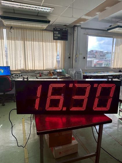พลาสติก ดำ DIGITAL CLOCK  MODEL CK-1204A-INDOOR นาฬิกาดิจิตอล