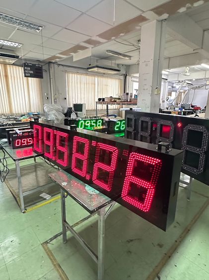 DIGITAL CLOCK  MODEL CK-1206A-INDOOR นาิกาดิจิตอลขนาดใหญ่ รูปที่ 2