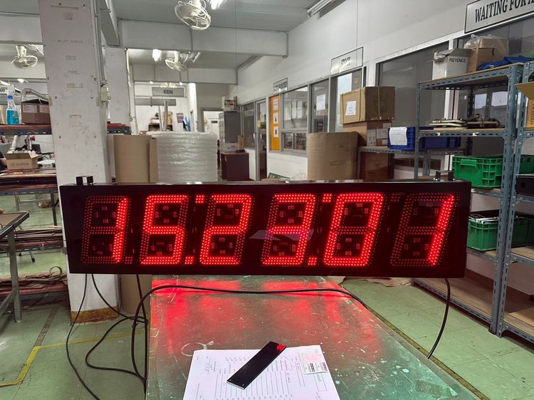 พลาสติก ดำ DIGITAL CLOCK MODEL CK-1006A-INDOOR นาฬิกาดิจิตอล