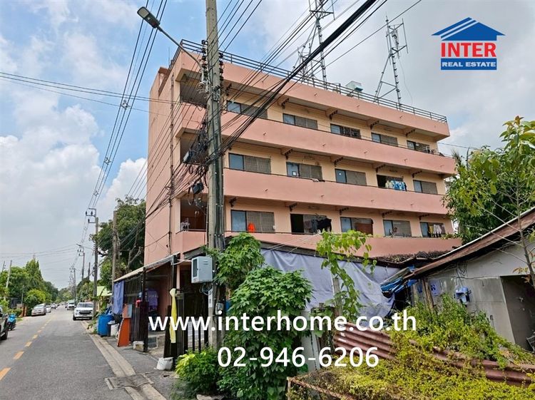 อพาร์ทเม้นท์ 4 ชั้น 86 ตร.ว. อพาร์ทเม้นท์ ใกล้สนามบินดอนเมือง ซอยเทิดราชัน19 ถนนวิภาวดี-รังสิต ถนนเทิดราชัน เขตดอนเมือง กรุงเทพมหานคร