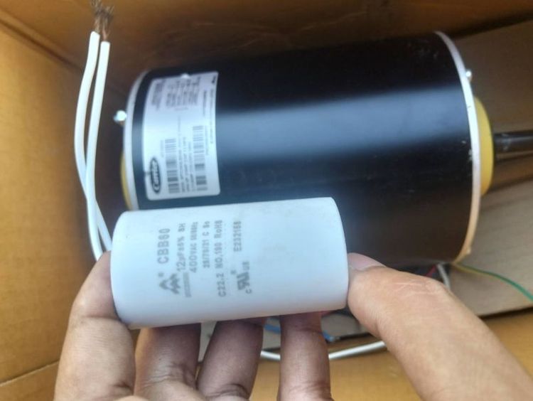มอเต้อร์แอร์1HP 3/4 รูปที่ 3