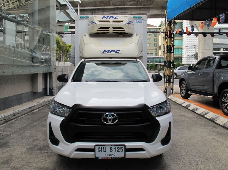 Toyota Hilux Revo 2021 2.4 Entry Van ดีเซล ไม่ติดแก๊ส เกียร์ธรรมดา ขาว รูปที่ 3