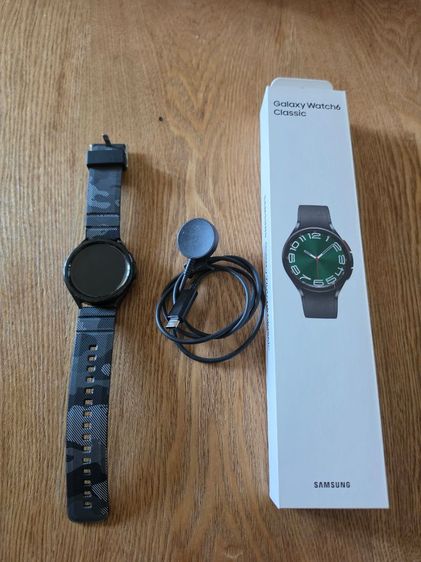 ดำ Samsung Galaxy Watch 6 Classic LTE 47mm สภาพดี