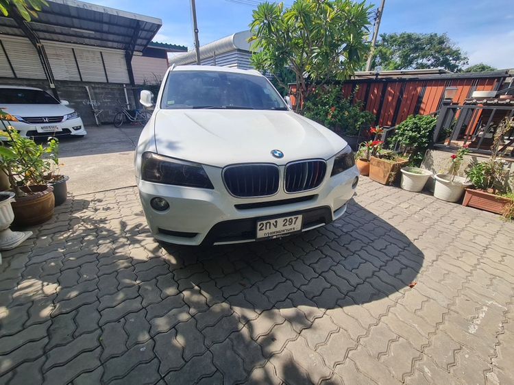 BMW X3 2012 2.0 xDrive20d Highline 4WD Utility-car ดีเซล ขาว