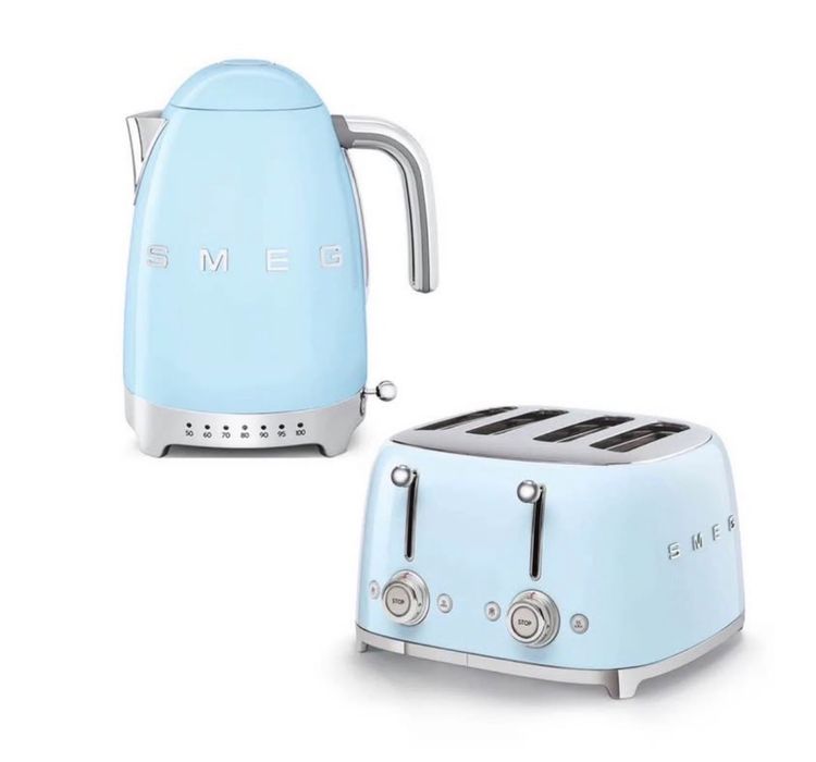 ขายชุด SMEG สีฟ้า (Pastel Blue) ของแท้ 100 เปอร์เซ็นต์