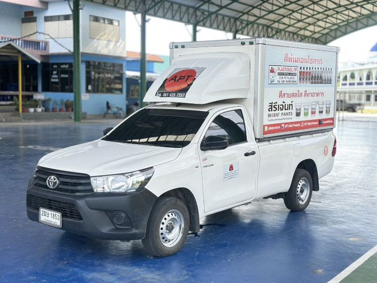 Toyota Hilux Revo 2019 2.4 J Pickup ดีเซล ไม่ติดแก๊ส เกียร์ธรรมดา ขาว รูปที่ 2