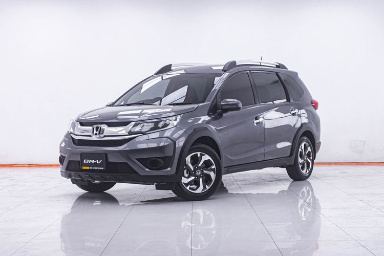Honda BR-V 2018 1.5 V Utility-car เบนซิน ไม่ติดแก๊ส เกียร์อัตโนมัติ เทา