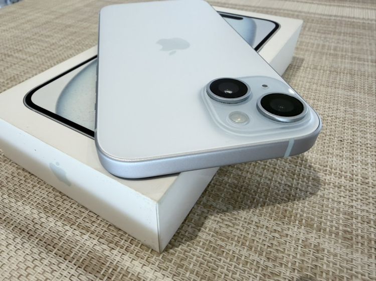 iPhone 15 สีฟ้า 128 ประกันศูนย์ยังเหลือ  ผ่อนได้ รูปที่ 6