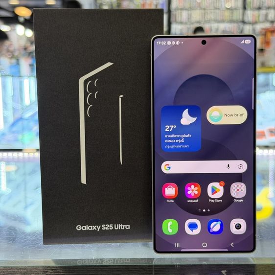 Galaxy S25 Ultra 256 GB Samsung S25 Ultra Titanium Silverblue เครื่องศูนย์ สภาพสวยมากๆ จอ6.9นิ้ว แรม12รอม256 Snap8 Elite กล้อง200ล้าน(4ตัว) ครบยกกล่อง🥰🥰