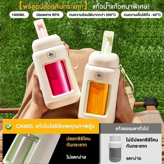 เครื่องปั่นน้ำผลไม้พกพา 600/1000ML ใบมีด 26 แฉก ปั่นน้ำแข็งได้ แบตเตอรี่ 2600mAh ชาร์จเร็ว Type-C