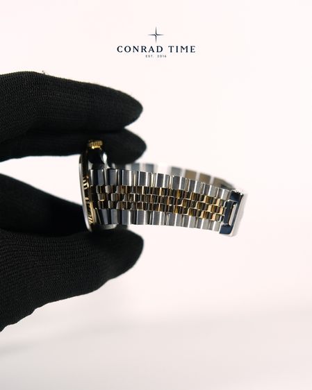 Rolex Datejust 16233 Blue Vignette Diamond Dial Two-Tone Jubilee 1996 36mm.  รูปที่ 14