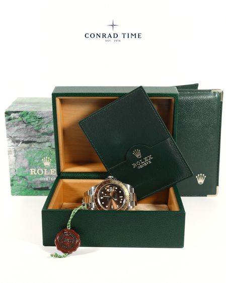 Rolex GMT-Master II 16713 Root Beer' Bronze dial Two-Tone Oyster 2000 40mm.  รูปที่ 4