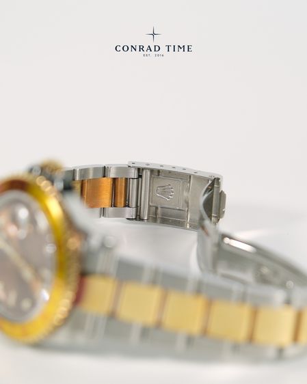 Rolex GMT-Master II 16713 Root Beer' Bronze dial Two-Tone Oyster 2000 40mm.  รูปที่ 14