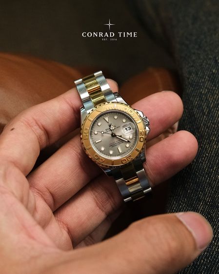 Rolex Yacht-Master 169623 Slate grey dial Two-Tone Oyster 2003 29mm. Fullset  รูปที่ 3